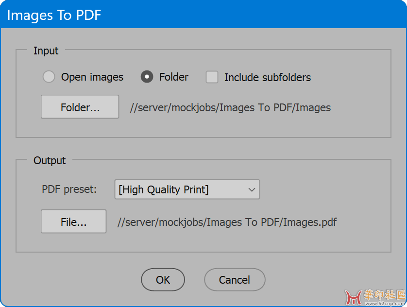 PS Photoshop 脚本插件 国外 图像批量转PDF{tag}(1)