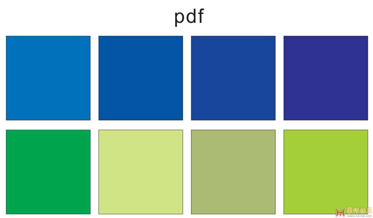 导出pdf的颜色