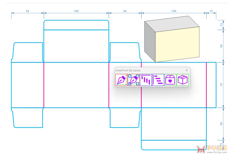 CorelDRAW VBA 简单代码实现绘制盒子{tag}(4)