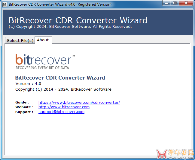 CDR文件格式转换器 BitRecover CDR Converter Wizard 4.0{tag}(2)