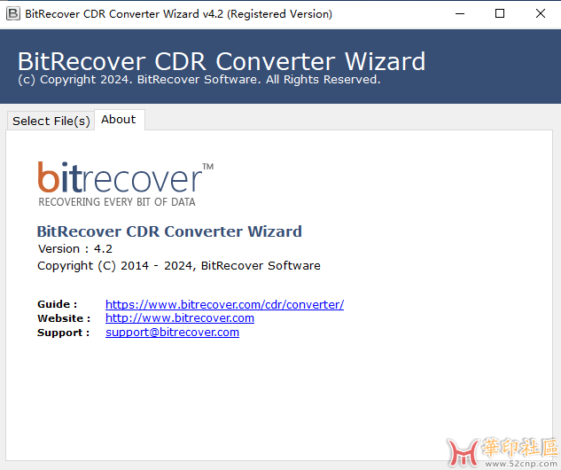 BitRecover CDR Converter Wizard V4.2-CDR格式转换器{tag}(1)