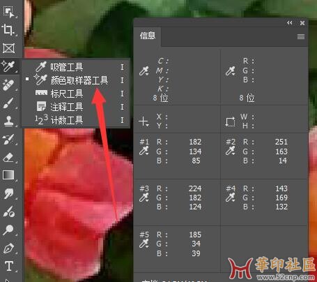 颜色取样品工具