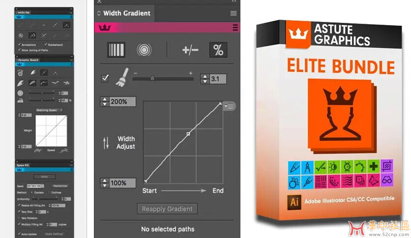 Astute Graphics Plug-ins Elite Bundle 4.4.0(英文版) 内含功能视频介绍{tag}(1)